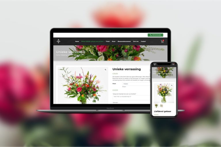 website laten maken bloemen de lelie